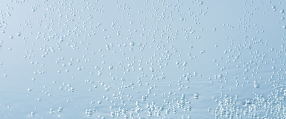 Drops in water. Nature background.