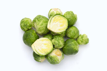 Fresh brussels sprouts. Organic vegetables