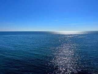 blue sea and sky
