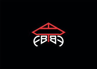 Minimal Trendy Hom FB Swap Logo Design Vector Template.