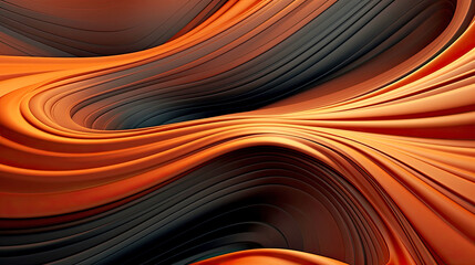 Abstract orange and brown texture background. AI generated illustration.