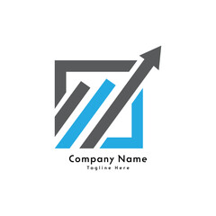 Financial creative logo design icon