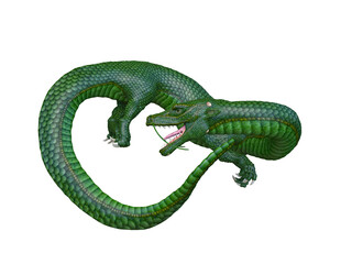 ドラゴン　3DCG レンダリング