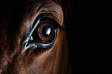 Equine vision in darkness
