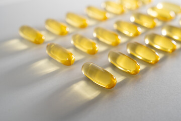 capsules omega 3 food supplement