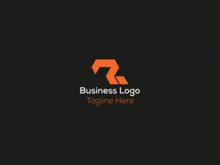 Deurstickers minimal business creative logo design © designerjunaed
