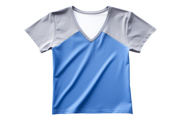double shade t shirt isolated on a transparent background.