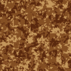 Brown Mottled Camouflage Textured Pattern