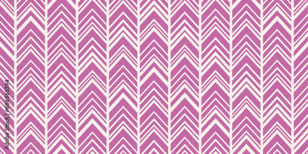 Aufkleber pink seamless chevrons made of diagonal lines. zigzag pattern in pink colors.