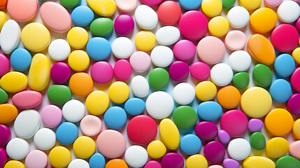 Obraz premium background of colorful pills