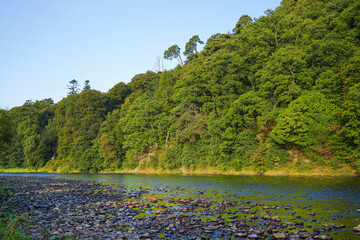 The river Spey in Craigellachie in Scotland	