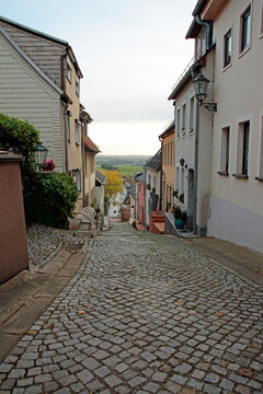 city views of Hohenstein-Ernstthal, large district town in saxony