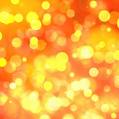 Orange bokeh background for seasonal, holidays, event celebrations and various design works