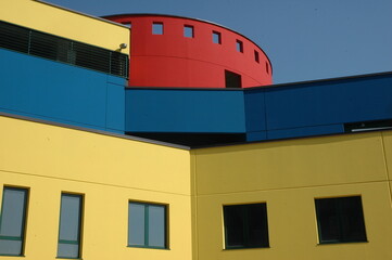 Colorful modern homes