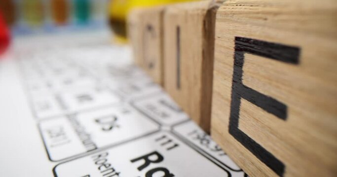 Word science is periodic table of chemical elements