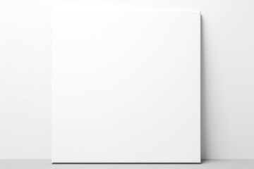 A single canvas isolated on white background