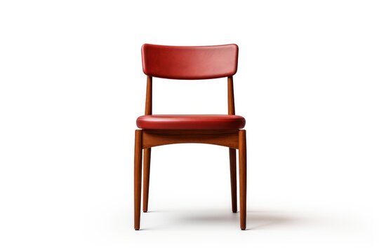 A single chair isolated on white background