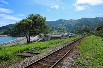 高知県須崎市　安和駅の風景