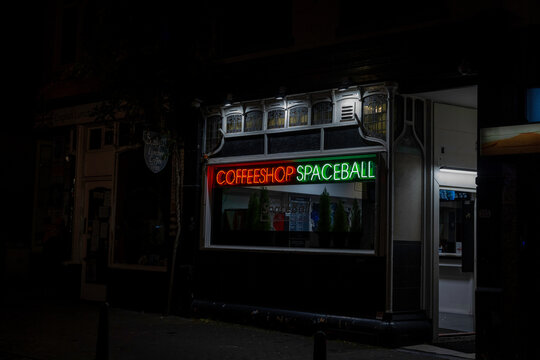 Coffee shop in The Hague where legal drugs are sold