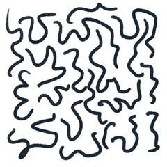 Ink Scribble Doodles Abstract Background