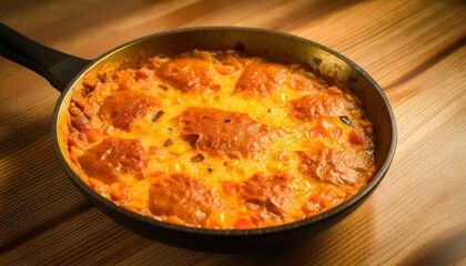 Turkish Gastronomy - Menemen - Scrambled Eggs with Tomatoes