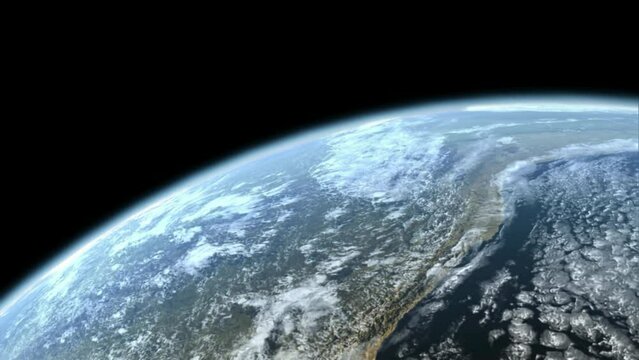 Planet Earth view from space.