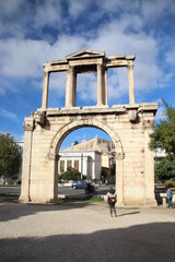 Fototapeta na wymiar Puerta de Adriano