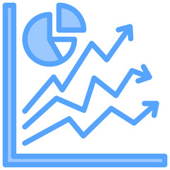 Business Competition Blue Icon