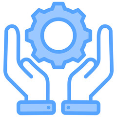 Effort Blue Icon