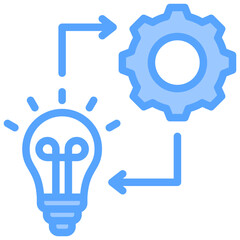 Implementation Blue Icon