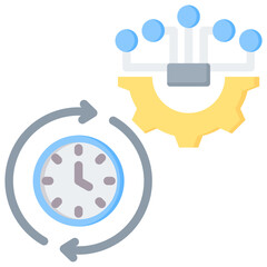 Future Technology Flat Icon