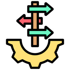 Ambiguity Outline Color Icon