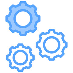 Machine Blue Icon