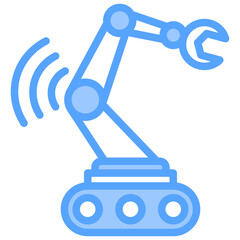 Rescue Robot Blue Icon