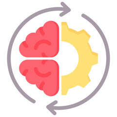 Cognitive Skill Flat Icon