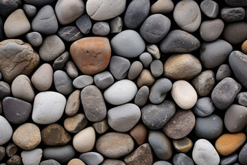 stones on the beach texture background