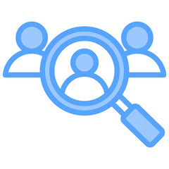 Recruitment Blue Icon