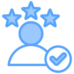 Reputation Blue Icon