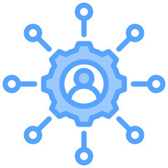 Soft Skills Blue Icon