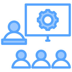 Training Blue Icon
