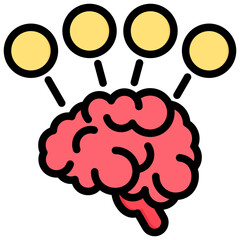 Somatosensory Outline Color Icon