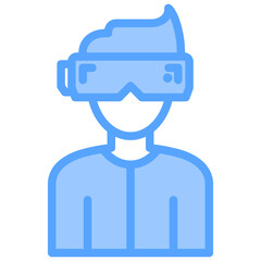 Vr Blue Icon