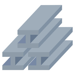 Steel Material Flat Icon
