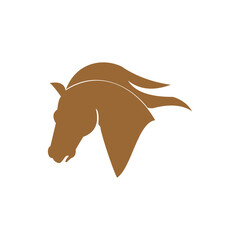 Abstract horse logo symbol design illustration vector