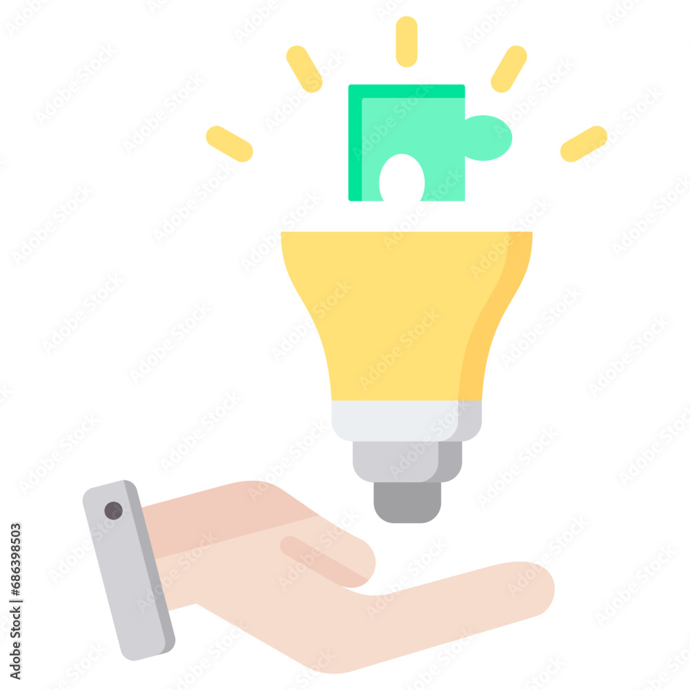 Poster Problem Solving Flat Icon
