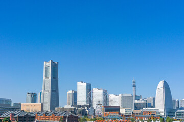 Fototapeta premium 横浜 みなとみらい 都市風景