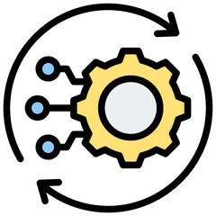 Operations Outline Color Icon