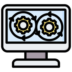 Devops Adoption Outline Color Icon