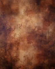 Dark brown painted canvas for use as a graphic asset. Vertical or horizontal backdrop for portrait studio photo composite.