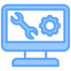 Configuration Blue Icon